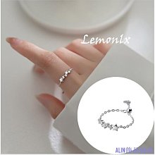 LemonLX��【整體S925純銀】琉璃愛心戒指 月光石 甜美清新 銀色/玫瑰金 抽拉式戒指 可調節 指环 食指-欣晴百貨 歷史價格詳細信息