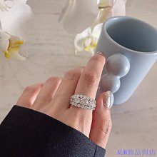 檸檬飾品小屋⭐設計師創意銀鑲單鑽深藍綠色寶石扭紋細戒指簡約藝文氣質女士飾品 歷史價格詳細信息