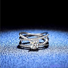 檸檬飾品小屋[附Gra證書]真正的莫桑石戒指時尚1克拉S925純銀電鍍鉑金祖母和雷迪恩切割莫桑鑽石戒指女 歷史價格詳細信息