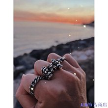 檸檬飾品小屋Chrome Hearts 克羅心 CH 三角稜形十字花戒指 925純銀菱形切面十字花戒指 GD權志龍同款情侶戒指 歷史價格詳細信息