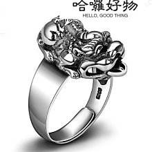 925泰銀複古十字架花紋托帕石戒指男士食指單身戒潮人 歷史價格詳細信息