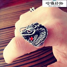 miki 精選男戒 精品男戒 潮流男戒 時尚銀朋克龍戒指國王騎自行車者魅力戒指男士女士-哈囉好物 價格比較,價格查詢,歷史價格詳細信息