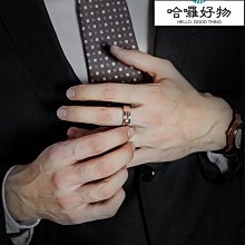 颯雅寶石戒指男士潮流小眾設計高級感食指戒輕奢指環貴族單身尾戒(S)-哈囉好物 歷史價格詳細信息
