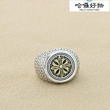 朋克風戒指男潮ins不掉色高版本CH十字架永恆指環女鈦鋼潮流飾品 時尚 百搭 熱銷-鴻運飾品 歷史價格詳細信息