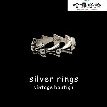 古chrome潮流plus十字花純銀戒指復古做舊刻字男女情侶款-哈囉好物 歷史價格詳細信息
