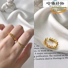 韓國韓版S925純銀 潮流復古做舊寬版麻繩線條個性開口情侶戒指-哈囉好物 歷史價格詳細信息