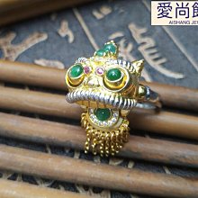 禾賢行天然翡翠.冰烏雞翡翠戒指國際圍11號半.戒指.1214A60-愛尚飾品 歷史價格詳細信息