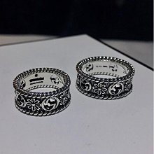 雛菊戒指 GD權志龍同款小雛菊ins925純銀男女情侶款開口戒指~玲瓏心飾 歷史價格詳細信息