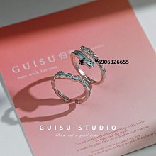 999純銀 情侶戒指一對 滿天星 男女戒 小眾設計 高級感 開口戒指 送女友生日禮物 歷史價格詳細信息