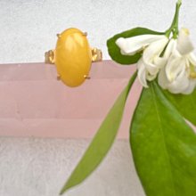 蜜蠟 戒指 蛋面 天然 ❤水晶玉石特賣#B504-4 歷史價格詳細信息