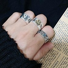 戒指笑臉戒指小眾個性設計嘻哈微笑指環時尚冷淡風男女情侶網紅手飾潮 歷史價格詳細信息