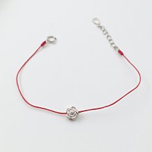 [Le Bonheur Line] 幸福線 手工/鏈繩款 925純銀 十字架 /redline 手鍊 銀飾 水鑽 紅線 歷史價格詳細信息