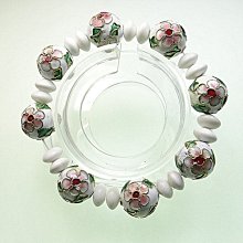 開運手鍊/手環/項鍊~葡萄石/紅亮鑽 (招財/愛情手鍊) 最佳小確幸禮物 歷史價格詳細信息