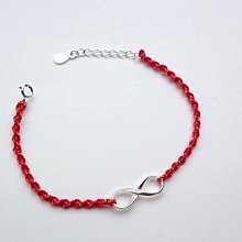 [Le Bonheur Line] 幸福線 手工/鏈繩款 925純銀 十字架 /redline 手鍊 銀飾 水鑽 紅線 歷史價格詳細信息