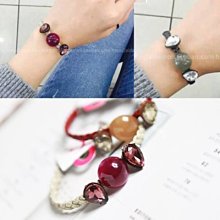 Navy 布藝手作 ☆ 韓國 品牌 Grain de Beaute 春天繽紛感馬卡龍大小方塊串串鑰匙圈 歷史價格詳細信息