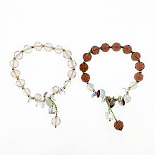 韓國 水鑽 月亮 星星 串珠 墜飾 手鍊 手飾 歷史價格詳細信息