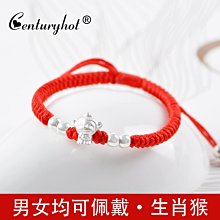 十二生肖手鍊 轉運珠 本命年老鳳祥黃金十二生肖紅繩手鏈本命年轉運珠足金999情侶情人節禮物-哈囉好物 歷史價格詳細信息
