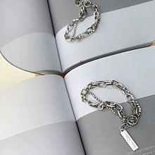 手鏈男潮小眾設計潮流復古ins冷淡風單身簡約歐美嘻哈鈦鋼首飾-哈囉好物 歷史價格詳細信息