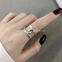 S925銀重工雙C東大門ins網紅大氣個性銀戒指食指指環時尚戒子禮物-雙喜生活館 價格比較,價格查詢,歷史價格詳細信息