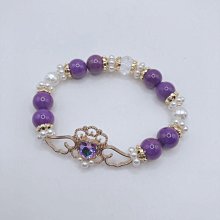 紫雲母 斜紅磷鐵礦 手珠約8.3mm 無優化 （顏色均勻漂亮 上手超美 舒緩煩躁 增進人緣) 小精品~有影片 歷史價格詳細信息