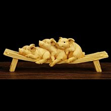 崖柏木雕 文殊菩薩 普賢菩薩 本命 生肖 守護神 擺件 飾品 居家用工 藝車擺 歷史價格詳細信息