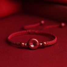 朱砂腳鏈女紅繩本命年虎年轉運珠網紅可調節編制腳繩新款流行飾品女性飾品 歷史價格詳細信息