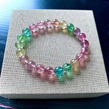 人魚色碧璽手鍊，規格8.5mm，老礦料，顏色醇美！玻璃體！水頭足足，性價比特高！實物更美！ 價格比較,價格查詢,歷史價格詳細信息