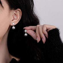 925純銀施家珍珠耳釘女趙露思『桑稚』同款高級輕奢正圓耳環耳飾 歷史價格詳細信息