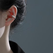 925純銀飾 冷淡風推拉素圈純銀耳環  生日禮物 交換禮物 歷史價格詳細信息