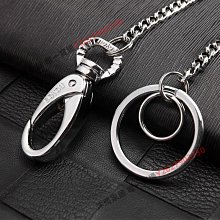 博友真皮腰帶穿皮帶鑰匙扣1251男士腰掛腰式扣雙環汽車鎖匙扣掛件，特價 歷史價格詳細信息