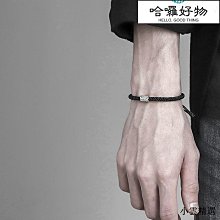 銀S925手鏈男士手工編織六字真言滾筒銀鏈子復古個性男    全最大的網路購物市集  露 歷史價格詳細信息