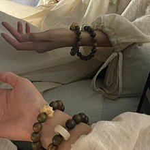木質手串佛珠手串顆念珠男女新中式國風手串情侶禮物古風手鏈 歷史價格詳細信息