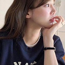 倪妮淡水珍珠耳釘女高級感耳飾無耳洞耳夾2023年新款爆款耳環 歷史價格詳細信息