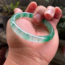 天然獨龍玉冰飄花手鐲內徑58.5黃夾綠手鐲 有細紋 烏雞 無 歷史價格詳細信息