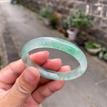 天然獨龍玉冰飄花手鐲內徑58.5黃夾綠手鐲 有細紋 烏雞 無 歷史價格詳細信息