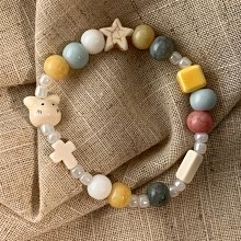 新中式陶瓷串珠手鏈異域民族風手串復古彈力繩國潮古風手飾冷淡風 歷史價格詳細信息