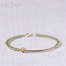 LeChen 手鏈手繩 清新綠色橄欖石水晶手鏈女 輕奢質感原創簡約自制手串 價格比較,價格查詢,歷史價格詳細信息