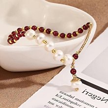 天然淡水珍珠手鏈 米奇朱砂 算盤珠 歷史價格詳細信息