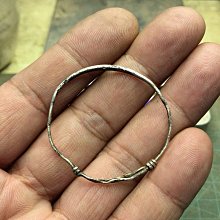 老銀鐲，孩童專用31克，直徑52毫，寬窄6毫，包漿自 古玩 老物件 舊藏 -3730 歷史價格詳細信息