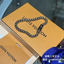 二手 LV 路易威登 Chain Links 手鐲 M00305 金色 古巴手鏈 歷史價格詳細信息