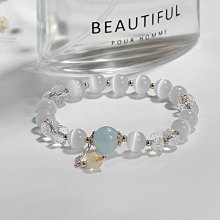 ~RA07703~【綠野仙蹤】白爆花綠幽靈水晶手鏈女小眾手串金發晶星形手鏈男女飾品流行飾品 歷史價格詳細信息