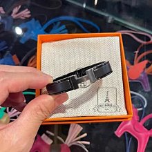 HERMES 愛馬仕 Clic H 白色琺瑯手鐲 PM 金色窄版手環 S號 現貨 多色可選正品 歷史價格詳細信息