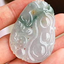 【玉人不俗】翡翠~冰種放光~花青~豆莢~避邪獸~~玉墜~『A貨』出清賠售 價格比較,價格查詢,歷史價格詳細信息