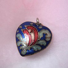【戴大花】Vintage飾品- 景泰藍 深淺藍紫 鵝黃色澤 小蝴蝶   帽針  針式別針 #B268 歷史價格詳細信息