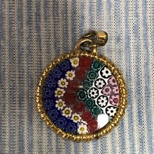 義大利威尼斯帶回來的孔雀藍圓手工琉璃項鍊(獨一無二)非國製lv義大利COACH格紋TODS元起標Hermes MIU 歷史價格詳細信息