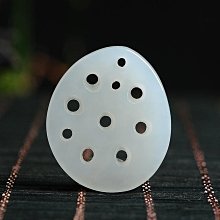 天然和田玉吊墜白玉蓮花項鍊玉墜玉佩男女情侶款 歷史價格詳細信息