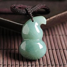 青祿丨天然和田玉碧玉葫蘆吊墜S925純銀玉石項鏈辟邪招財生~滿200元發貨 歷史價格詳細信息