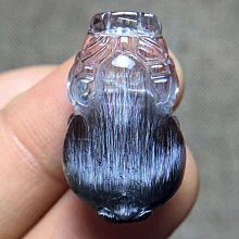 天然黑銀鈦貔貅吊墜，黑爆閃，銀黑色，帶貓眼效應，精品黑銀鈦晶貔貅22:12:11mm 歷史價格詳細信息