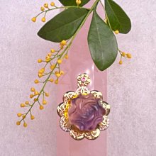 「智能之石」~ 水瓶座的守護水晶~天然螢石蝴蝶雕刻銀鑲吊墜金色托 歷史價格詳細信息