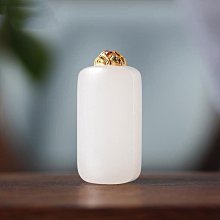 和田玉羊脂白玉平安無事玉牌吊墜男女款玉石平安牌湖水綠淺青玉墜-興龍家居 歷史價格詳細信息